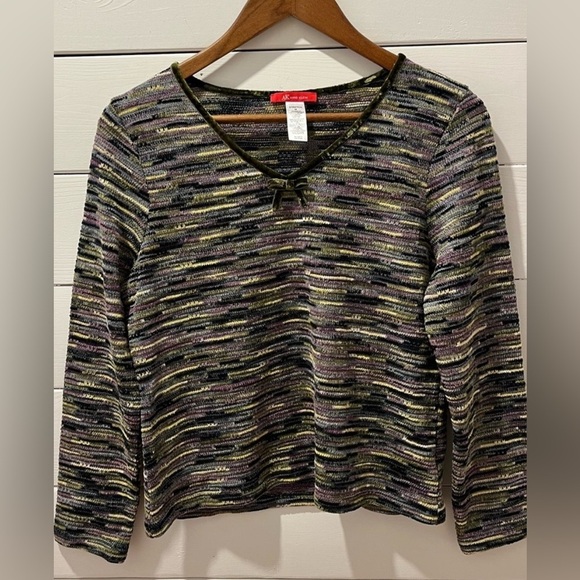 Ann klein Sweaters - Y2K ANN KLEIN velvet sweater size M